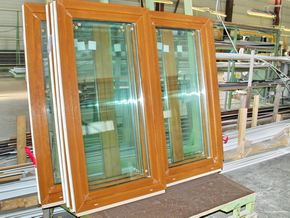 Окна ламинированные на производстве